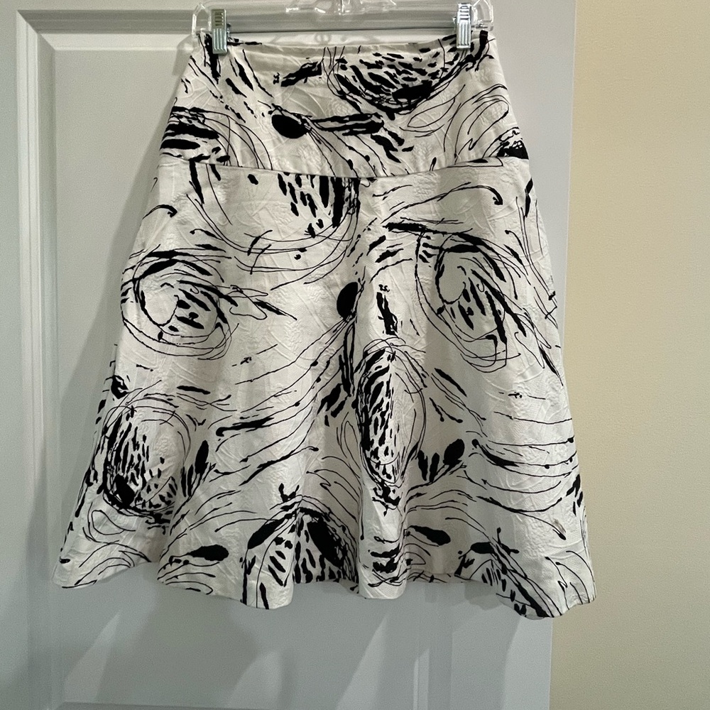 Black and White Women's Skirt